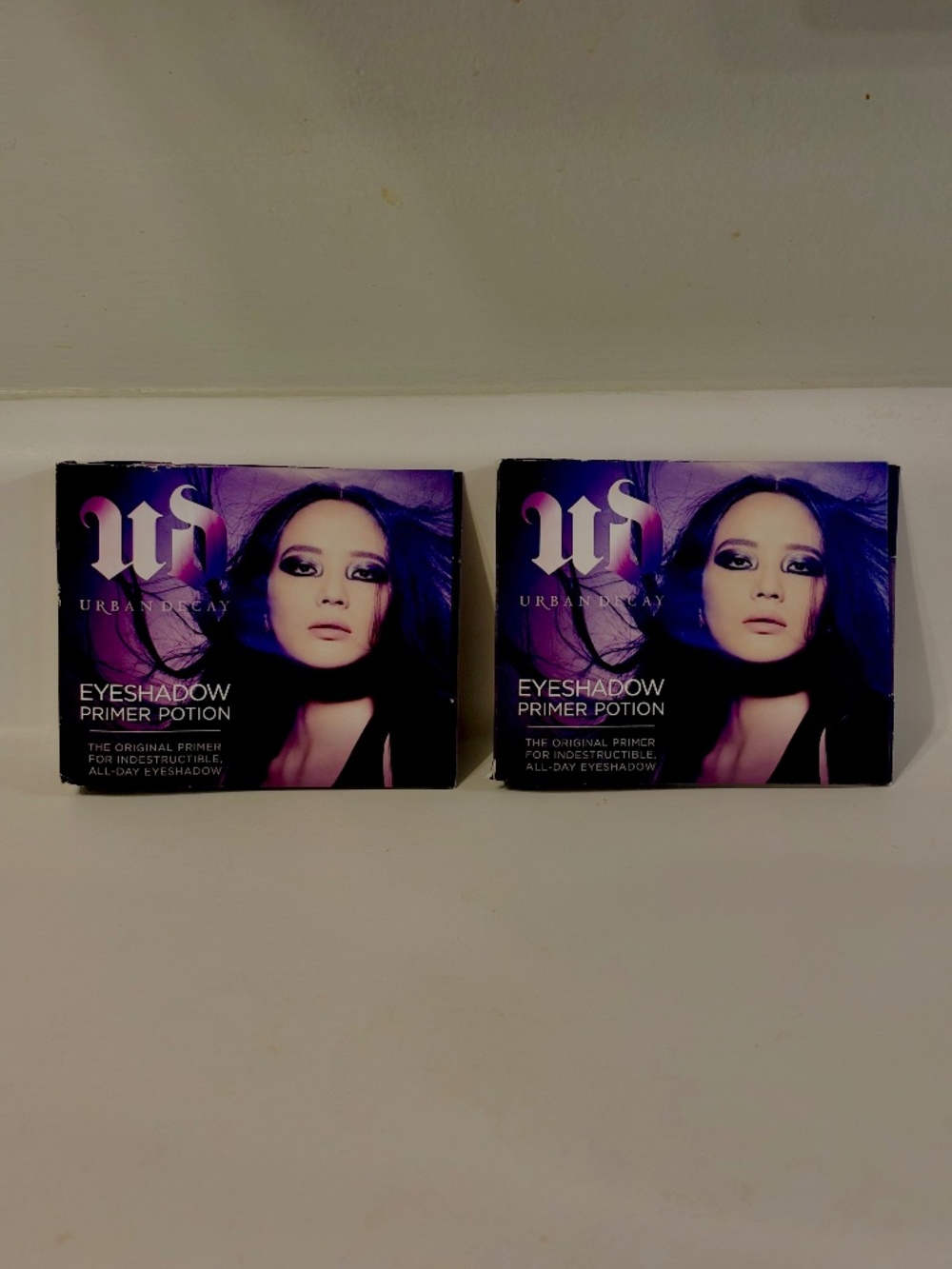Set of 2 Urban Decay Original Eyeshadow Primer Potion Travel Size Samples .06oz
